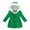 Green, variant on lnmuld Kids Down Jacket Girls Winter Down Jacket with Hooded Trim Warm Zip Up Long Sleeve Coat Slim Fit Padded Outwear for Cold Weather Solid Color Size:11-12 Years