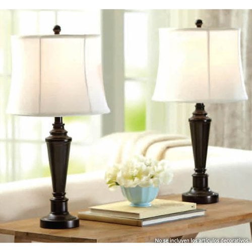 Better Homes and Gardens Traditional Table Lamps, Set of 2, Painted