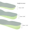 thumbnail image 2 of Ofertas Únicas 1 Par de Plantillas para Aumentar Altura 1.38" Se Ajustan a Talla de Zapato 43/45 Verde Gris, 2 of 6