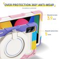 thumbnail image 3 of FJLBDE Case for Xiaomi Redmi Pad SE 11.0 inch 2023 with 360 Kickstand, Shoulder Strap Carrying Protective Cover, Multicolor Pink, 3 of 6
