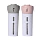 thumbnail image 1 of Juego de 2 botellas de viaje divididas, 4 en 1, paquete portátil para cosméticos., 1 of 5