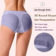 thumbnail image 5 of HUPOM Eatable Panties Womens Panties Postpartum Casual None Banded Waist Blue S, 5 of 7