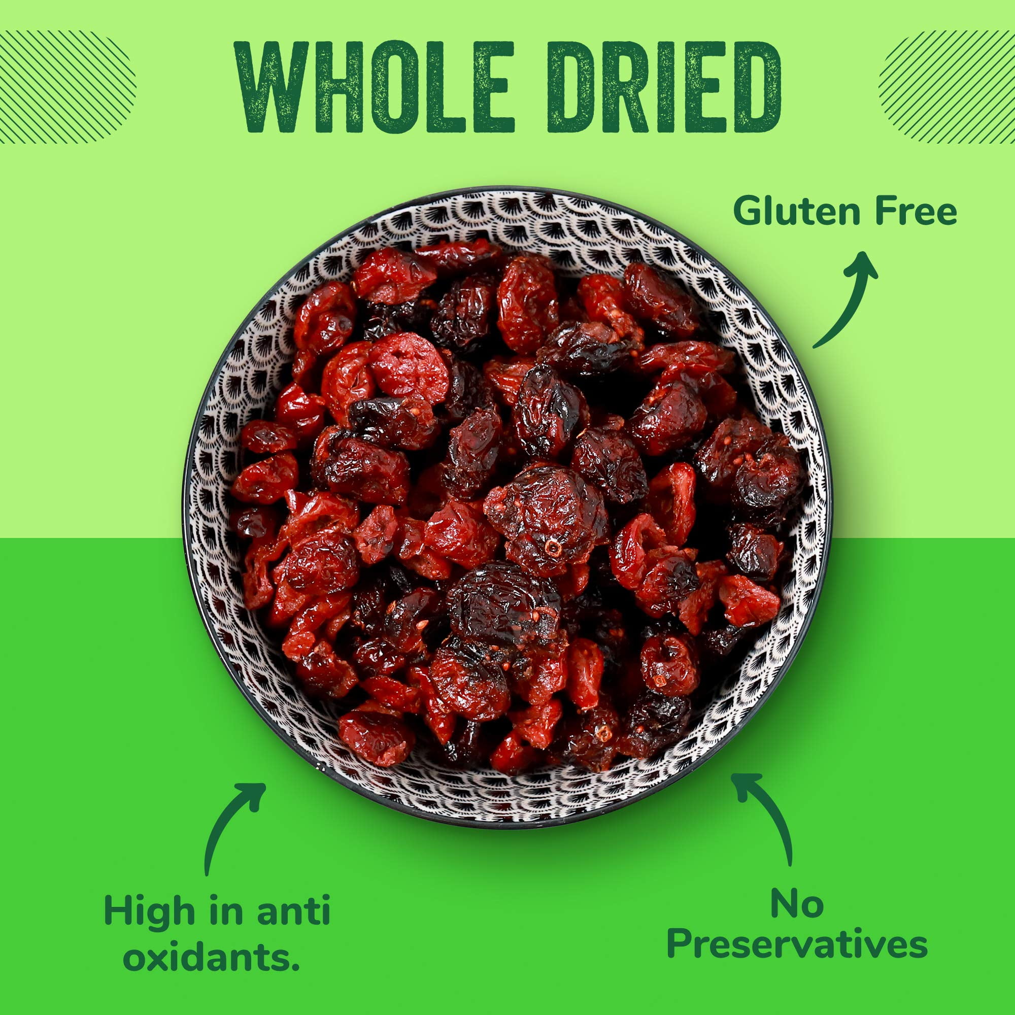 Dried Cranberries 64 oz – Premium Dried Cranberries, Dried Fruit, Kosher, High in Antioxidants, Gluten & Peanut Free