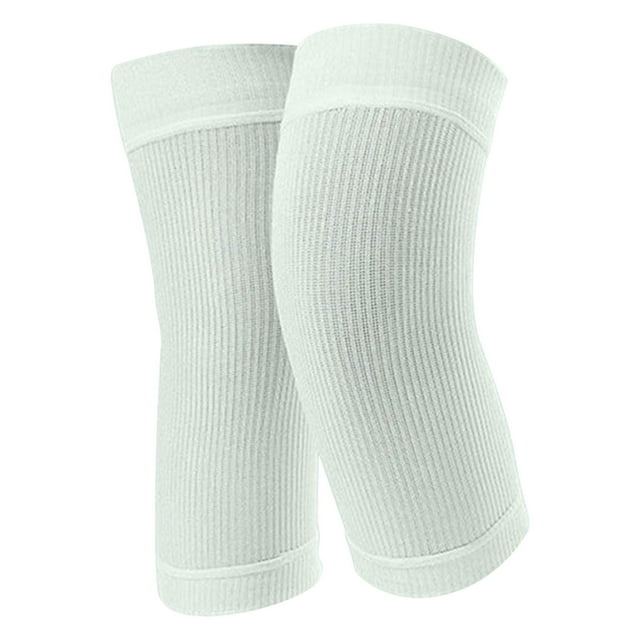 Kieccall Non-Slip Knitted Knee Pads - Synthetic Silk Warm Breathable Design, Yoga & Home Use for Cold Legs & Joint Protection