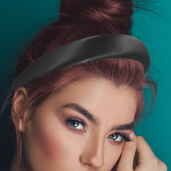 Padded Wide Thick Sponge Headbands No Satin Hair Bands Elastic Hair Hoops Yoga Accessories for Women and Girls