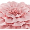 thumbnail image 4 of JWH 3D Soft Touch Flower Decorative Pillow Case Removable Cover for Living Room Bedroom Decor 18x18inch Pink, 4 of 9