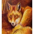 thumbnail image 3 of Fox Duvet Cover Set, Monochromatic Fox Resting Painting Style Display Vibrant Animal Art, Decorative 3 Piece Bedding Set with 2 Pillow Shams, Queen Size, Burnt Sienna Orange, by Ambesonne, 3 of 3