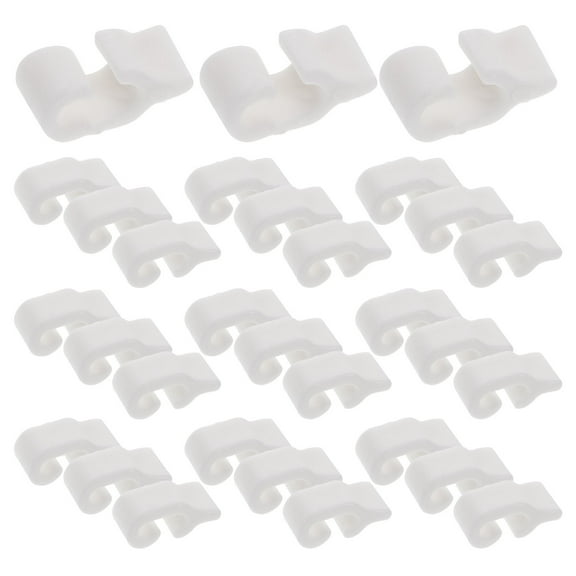 Hytrove Dog Fence Accessories Wire Cage Clips White 40Pcs
