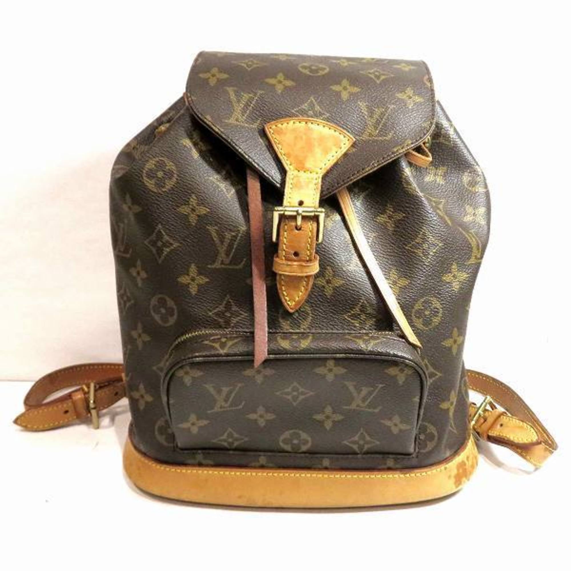 Louis Vuitton Monogram Montsouris MM M51136 Bag Backpack Free
