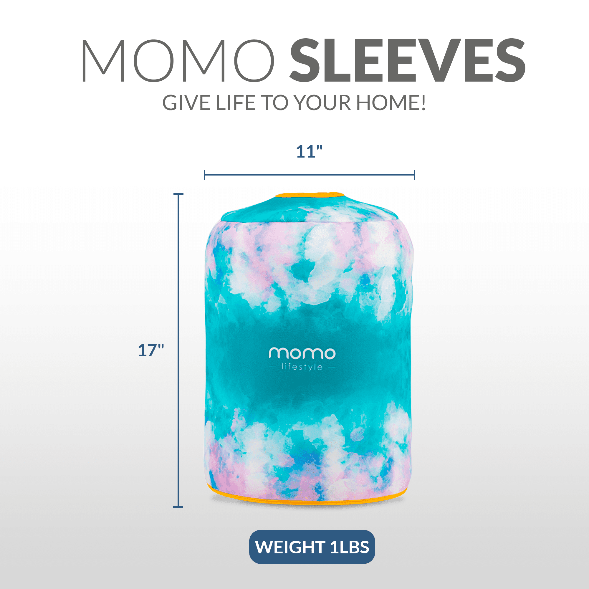 Momo Lifestyle Reversible 5 Gallon Bottle Sleeve Durable Cooling Neoprene Cover Momo Sleeve