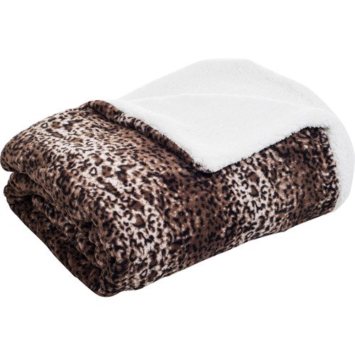 Somerset Home Fleece Blanket Sherpa Backing
