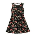 thumbnail image 3 of FOR U DESIGNS Mushroom Dragonfly Girl Dress Up Clothes for Party Dance School Casual Sleeveless Princess Sundress Special Occasion Daily Midi Dress for Girls 11-12T, 3 of 6