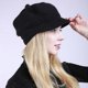 thumbnail image 5 of Gorro de punto para mujer, de invierno, de color liso y terciopelo, cálido, de lana suave y a la moda, para invierno., 5 of 5