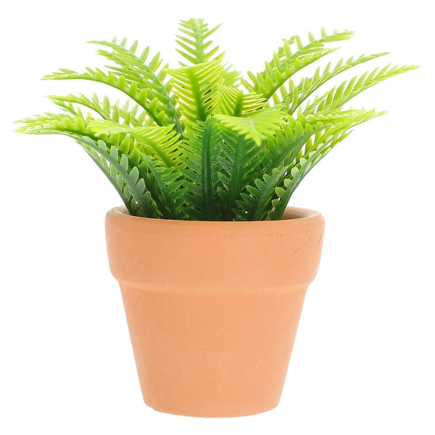 KAKOWELY Planta miniatura decorativa resistente al desgaste, bonsái, delicada planta decorativa, accesorio para el hogar