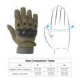 thumbnail image 7 of Uxcell Motorcycle Gloves Outdoor Full Finger Gloves Touch Screen Breathable Workout Gloves Green, L, 7 of 7