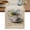 Beige, variant on Spring Blue Flowers Cotton Linen Table Runner for Dining Kitchen, Retro Tea Cup Phrases Country Wedding Outdoor Party Tablerunners Decoration, Dresser Scarf Coffee Tablecloth Runners 13x70 Inches