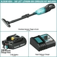 thumbnail image 2 of Makita 18V LXT Compact Brushless Cordless Vacuum Kit, 2 of 13