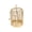 Gold, variant on Ludlz 1/12 Doll House Miniature Metal Bird Cage Furniture Room Scene Accessory Decor