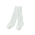 thumbnail image 2 of Linyer Baby High Socks Cotton Spring Autumn Children Toddler Tights Stockings Soft Comfortable Washable Footwear Supplies for Boys White M, 2 of 8