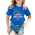 thumbnail image 5 of mgoYE 250th US Shirt 250 Year Birthday Independence Shirts for Boys Girls United States 250 Years Since 1776 2026 V Neck Tshirt 250th American Anniversary(Blue,5-6 Years), 5 of 5