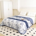 thumbnail image 5 of Yyuenw Summer Quilt, 59x39-Inch Washed Cotton Quilt, Elegant Print & Skin-Friendly, Suitable for Dorm, Home and Home Decor, 5 of 6