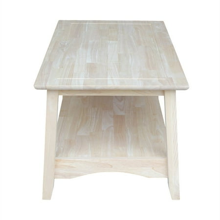 coffee table walmart rectangular wood whitewood bombay concepts international solid natural furniture allora