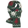thumbnail image 3 of Acuteok Kids Winter Warm Knit Scarves Christmas Cartoon Santa Claus Christmas Tree Stars Scarf Neck Warmer, 3 of 4