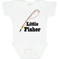 thumbnail image 3 of Inktastic Little Fisher Fishing Boys or Girls Baby Bodysuit, 3 of 5