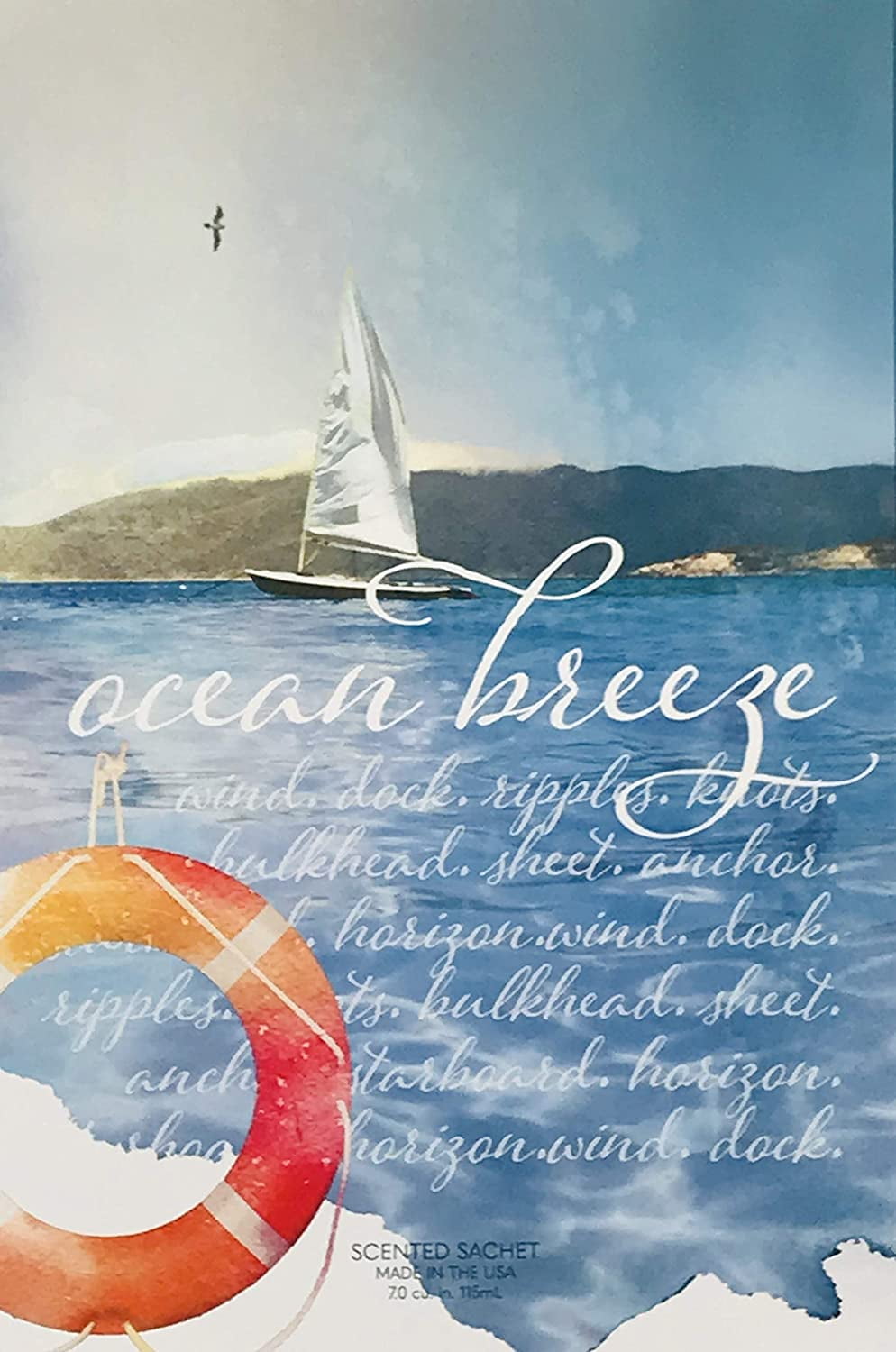 Ocean Breeze Scented Sachets - 12 Pack, Long-Lasting Home Fragrance Sachet  Bags, Large Fresh-Scented Packets, Scented Sachets for Drawer and Closet