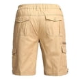 thumbnail image 4 of uikmnh Shorts Men Men's Cargo Shorts with Multiple Pockets Loose Fit Casual Straight Leg Pants Size:4XL, 4 of 5