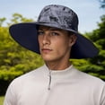 thumbnail image 3 of jiaxiM UPF50+ Mens Sun Hat Wide Brim Fishing Hat Foldable Large Brim UV Protection Sun Hat for Men Women Beach Gardening, 3 of 6