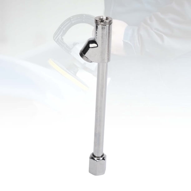 Camión de Cabeza Camina de Aire Bastón, Aleación de Aluminio Fuera de Pie Recto Aire Dual Cabeza Conveniente Use Una Prueba de Fuga Hilo de 1/4 Pulgada para Automóvil para