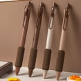thumbnail image 5 of Meiiso 4-Pack Coffee Pattern Gel Pens, 0.5mm ST Nib Writing Pens, Stàtí○ñér'y Funny Ballpoint Pen Learners 6ml, 5 of 5