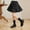 C Black, variant on HOMADLES Girls School Pleated Skirt Girls Mini Skorts High Waist A Line Uniform Skorts Skirt School Uniform Skirt White 11-12 T