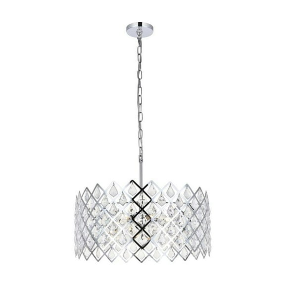 Lyla 21 inch pendant in chrome