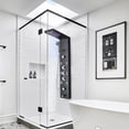 thumbnail image 3 of LED Light Shower Panel Waterfall Rain Digital Display Shower Faucet Set SPA Massage Jet Bathroom Column Mixer Tap Tower System, 3 of 5