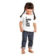 thumbnail image 4 of I Woke Up Like This Sleepy Naptime Toddler Boy Girl T Shirt Infant Toddler Brisco Brands 2T, 4 of 6