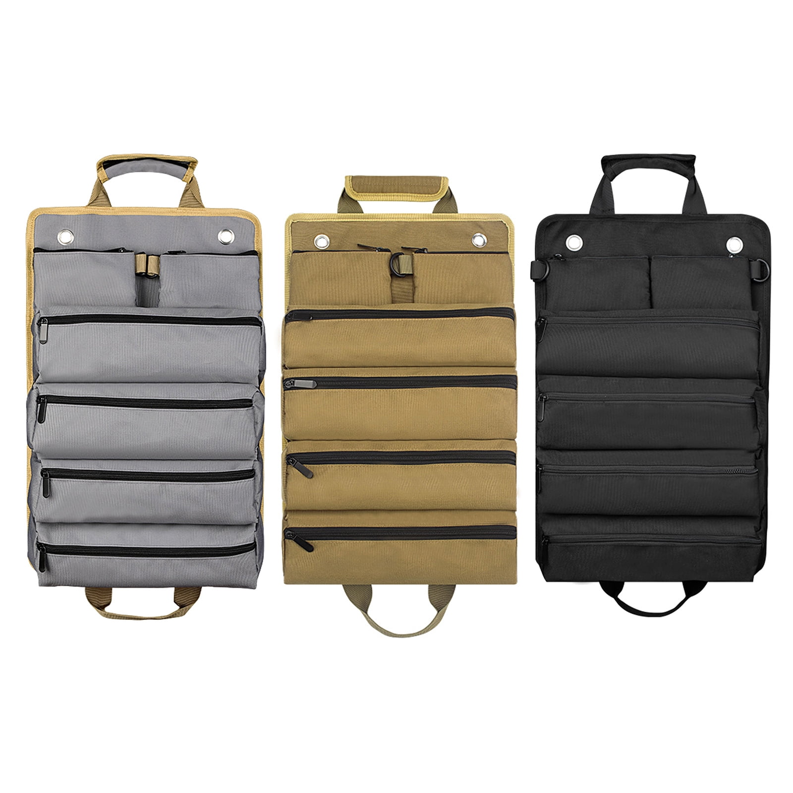 Heavy Duty Oxford Tool Bag Portable Detachable Hardware Carry Bag Tool Bag Zipper Tool Storage Pockets