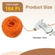 thumbnail image 2 of Uxcell Cuerda de Yute Natural de 50 Metros, Cuerda de Yute de 3 mm, Cuerda de Yute para Manualidades, Envoltura de Regalos, Decoración, Empaque, Jardinería, Soporte para Plantas, Naranja, 2 of 6