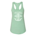 thumbnail image 2 of Wild Bobby, My Savior Is Tougher Than Nails Revelation 1:18, Inspirational Christian, Women Racerback Tank Top, Mint, X-Large, 2 of 5