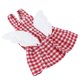 thumbnail image 5 of Ropa para mascotas ANGGREK Falda de cachorro Tartán Con Alas pequeñas, 5 of 8
