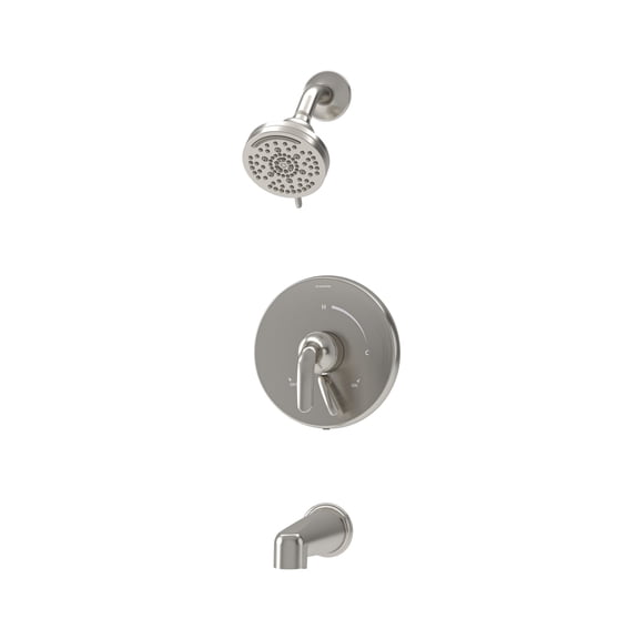 Symmons S5592STN15TRM Birch Tub And Shower Trim Package - Nickel