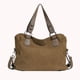 thumbnail image 4 of Bolso Bandolera Hombro Lona Informal Gran Capacidad (marrón), 4 of 9