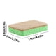 thumbnail image 3 of Esponja limpiadora de trapos de algodón para pulpa de madera | Almohadilla elástica resistente para limpiar el baño de la cocina | Quitamanchas de grasa reutilizable sin químicos | 1 bloque 11x7x2, 3 of 5