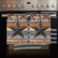 thumbnail image 2 of Texas Star Vintage Kitchen Towels Set of 4, Water Absorbent Dish Towel, Berry Grey Blue Brown Wooden Decorative Hand Towels - Quick Drying Cloth for Cooking Baking, 18x28 Inch, 2 of 8