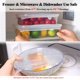 thumbnail image 5 of 6PCS Rectangle Silicone Lids for Food Storage, Reusable Lids in 6 Different Sizes to Fit Most Square and Rectangle Containers, 5 of 5