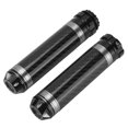 thumbnail image 4 of Motorcycle Handlebar Grip, Carbon Fiber Waterproof Handlebar Grip End  For Autocycle ,Red,Gold,Silver,Blue, 4 of 8