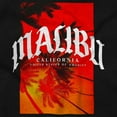 thumbnail image 2 of Tropical Malibu California Palm Trees Men's Graphic T Shirt Tees Brisco Brands S, 2 of 6