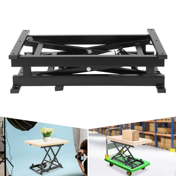 Self-Locking Electric Lift, 26.77in Max Height 35dB Low Noise Factory Logistics Platform