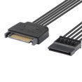 thumbnail image 6 of 15 Pin Power Extension Cable Male to Female Cable Power Cable Extension Extender Cable Adapter for Hard Drives, 6 of 8
